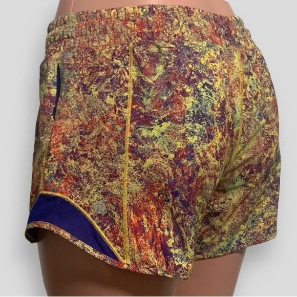lululemon athletica Shorts Nwot Lululemon Hotty Hot Shorts Ll Seawheeze 29 Size 6 Poshmark